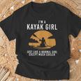 Cool Kayak For Women Girls Kayaker Canoe Kayaking Paddle Oar T-Shirt Gifts for Old Men