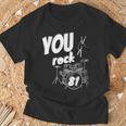 Drum Kit Drummer 81 Years 81st Birthday Men Women T-Shirt Gifts for Old Men Drum Kit Drummer 81 Years 81st Birthday Men Women T-Shirt Gifts for Old Men