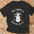 Drum Kit Graphic For a Drummer With Percussion Instruments T-Shirt Gifts for Old Men Drum Kit Graphic For a Drummer With Percussion Instruments T-Shirt Gifts for Old Men