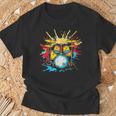 Drum Kit Steamwave Music Band T-Shirt Gifts for Old Men