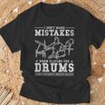 Drummer Music Drum Kit T-Shirt Gifts for Old Men Drummer Music Drum Kit T-Shirt Gifts for Old Men