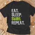 Eat Sleep Swim Repeat Swimming Swimmer Cool T-Shirt Gifts for Old Men Eat Sleep Swim Repeat Swimming Swimmer Cool T-Shirt Gifts for Old Men