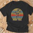 Great Muay Thai Kickboxing Martial Artist Thailand T-Shirt Gifts for Old Men