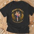 Heart Of a Champion Kickboxing And Muay Thai Trump T-Shirt Gifts for Old Men