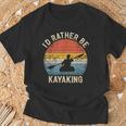 I'D Rather Be Kayaking Canoe Boating Vintage Kayak T-Shirt Gifts for Old Men I'D Rather Be Kayaking Canoe Boating Vintage Kayak T-Shirt Gifts for Old Men