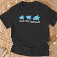 Just Keep Swimming Sea Turtle Swimmer Swim Team Coach T-Shirt Gifts for Old Men Just Keep Swimming Sea Turtle Swimmer Swim Team Coach T-Shirt Gifts for Old Men