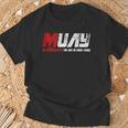 Martial Arts Muay Thai T-Shirt Gifts for Old Men