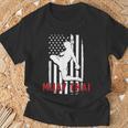 Muay Thai American Flag Fighter Patriotic T-Shirt Gifts for Old Men