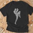Muay Thai Thai Boxes Taekwondo Men Boys Children T-Shirt Gifts for Old Men