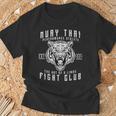 Muay Thai Thai Boxing Kickboxing T-Shirt Gifts for Old Men Muay Thai Thai Boxing Kickboxing T-Shirt Gifts for Old Men