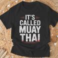 Muay Thai Condition Humor Lifestyle Identity Training T-Shirt Gifts for Old Men