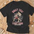 Muay Thai Eight Limb Art Defence T-Shirt Gifts for Old Men