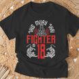 Muay Thai Fighter Is 18 Thai Boxing Muay Thai 18th Birthday T-Shirt Gifts for Old Men Muay Thai Fighter Is 18 Thai Boxing Muay Thai 18th Birthday T-Shirt Gifts for Old Men