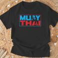 Muay Thai Fighter Boxing Martial Arts Hobby T-Shirt Gifts for Old Men Muay Thai Fighter Boxing Martial Arts Hobby T-Shirt Gifts for Old Men