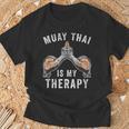 Muay Thai Fighter Martial Arts Sport Muay Thai T-Shirt Gifts for Old Men