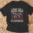 Muay Thai Fighter For Men Dad Boys Thai Kickboxing Fighting T-Shirt Gifts for Old Men