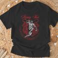 Muay Thai Kickboxing Martial Art Fighter Thai Boxing T-Shirt Gifts for Old Men