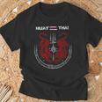 Muay Thai Kickboxing Thailand T-Shirt T-Shirt Gifts for Old Men