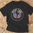 Muay Thai Kickboxing Vintage T-Shirt Gifts for Old Men