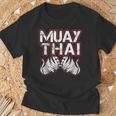 Muay Thai Lover For Fight Fans T-Shirt Gifts for Old Men
