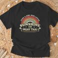Muay Thai Shirt A Girl Who Loves Sunshine And Muay Thai T-Shirt Gifts for Old Men