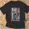 Muay Thai Shirt Thailand Flag Martial Arts Shirt T-Shirt Gifts for Old Men