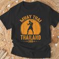 Muay Thai Thailand 1968 Slogan Sport T-Shirt Gifts for Old Men Muay Thai Thailand 1968 Slogan Sport T-Shirt Gifts for Old Men