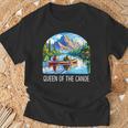 Queen Of The Canoe Canoeing T-Shirt Gifts for Old Men