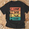 Retro Vintage Swimming For Swimmers T-Shirt Gifts for Old Men Retro Vintage Swimming For Swimmers T-Shirt Gifts for Old Men