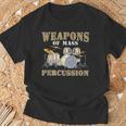 Rock Band Musical Instrument Drum Kit T-Shirt Gifts for Old Men