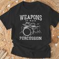 Rock Musician Drummer Drum Kit T-Shirt Gifts for Old Men