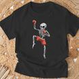 Skeleton Muay Thai Halloween Kickboxing MMA Fighter Costume T-Shirt Gifts for Old Men Skeleton Muay Thai Halloween Kickboxing MMA Fighter Costume T-Shirt Gifts for Old Men