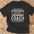 Superhero Swimming Coach Swimming Coach Humor T-Shirt Gifts for Old Men Superhero Swimming Coach Swimming Coach Humor T-Shirt Gifts for Old Men