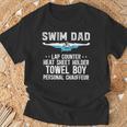 Swim Dad Definition Swimming Dad Of A Swimmer Dad T-Shirt Gifts for Old Men