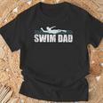 Swim Dad Support Swimming Father Sport T-Shirt Gifts for Old Men Swim Dad Support Swimming Father Sport T-Shirt Gifts for Old Men