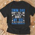 Swim Dad Swimming Dad Of A Swimmer Dad Swim Father T-Shirt Gifts for Old Men