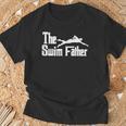 The Swim Father Swimming Dad Swimmer T-Shirt Gifts for Old Men