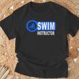 Swim Instructor Swimming Teacher Swimmer In Pool Graphic Art T-Shirt Gifts for Old Men Swim Instructor Swimming Teacher Swimmer In Pool Graphic Art T-Shirt Gifts for Old Men