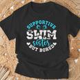 Swim Sister Supportive Swimming Sister Of A Swimmer Sis T-Shirt Gifts for Old Men Swim Sister Supportive Swimming Sister Of A Swimmer Sis T-Shirt Gifts for Old Men