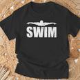 Swim Sports Swimming Water Athletic Swimmer T-Shirt Gifts for Old Men Swim Sports Swimming Water Athletic Swimmer T-Shirt Gifts for Old Men