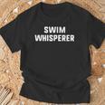 Swim Whisperer Swimming Coach Teacher Instructor T-Shirt Gifts for Old Men