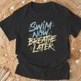 Swimmer Saying Swim Team Swimming T-Shirt Gifts for Old Men Swimmer Saying Swim Team Swimming T-Shirt Gifts for Old Men