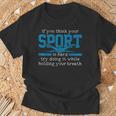 Swimmer Swimming Sports Quote T-Shirt Gifts for Old Men