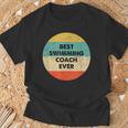 Swimming Coach T-Shirt Gifts for Old Men Swimming Coach T-Shirt Gifts for Old Men