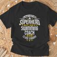 Swimming Coach TShirt Idea Superhero Swimming Shirt T-Shirt Gifts for Old Men Swimming Coach TShirt Idea Superhero Swimming Shirt T-Shirt Gifts for Old Men