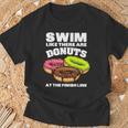 Swimming Donut Men Women Swimmer Sports Athlete T-Shirt Gifts for Old Men Swimming Donut Men Women Swimmer Sports Athlete T-Shirt Gifts for Old Men