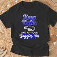 Swimming Goggles Saying Swim Team Gear T-Shirt Gifts for Old Men