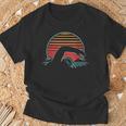 Swimming Retro Vintage 80s Style Swimmer T-Shirt Gifts for Old Men