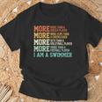 Swimming Saying Swim Swimmer T-Shirt Gifts for Old Men