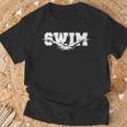 Swimming For Swimmers Competitive Athletes T-Shirt Gifts for Old Men Swimming For Swimmers Competitive Athletes T-Shirt Gifts for Old Men